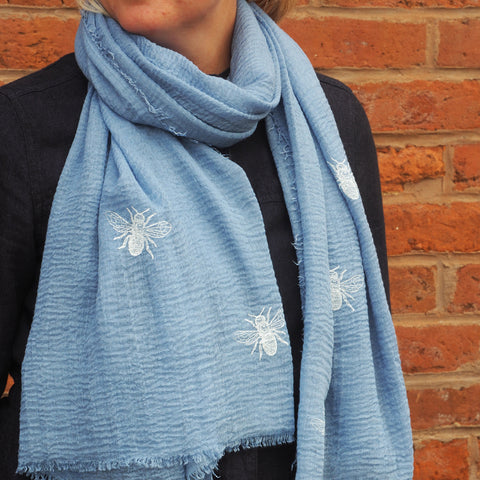 'Bea’s Bee' Scarf - Super soft cotton mix