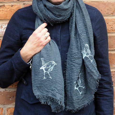 'Robin' Scarf - Super soft cotton mix