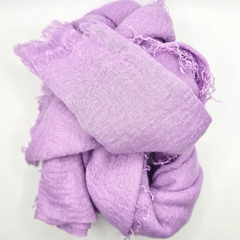 'Agapanthus' Scarf - Super soft cotton mix