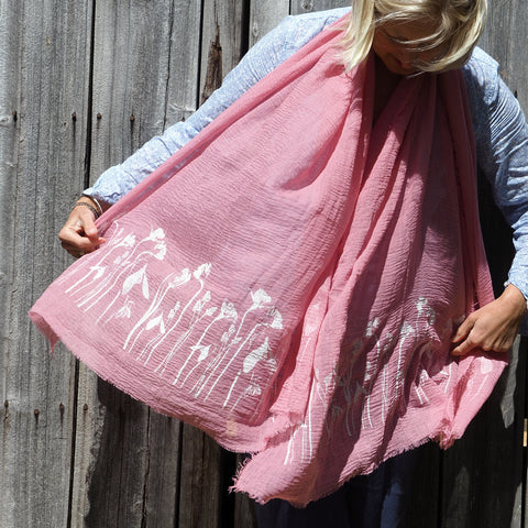 'Spring Fling' Scarf - Super soft cotton mix