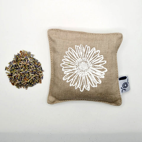 'Daisy' Pure Linen Lavender Bags