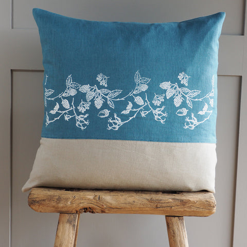 'Forage' Pure Linen Cushion 'Duo'
