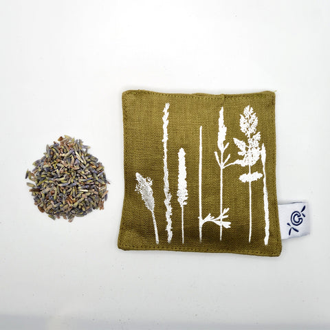 'Meadow' Pure Linen Lavender Bags