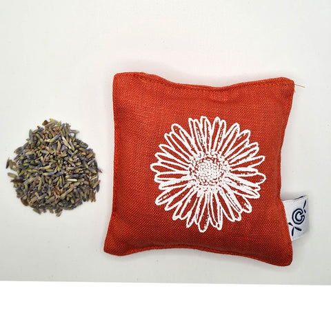 'Daisy' Pure Linen Lavender Bags