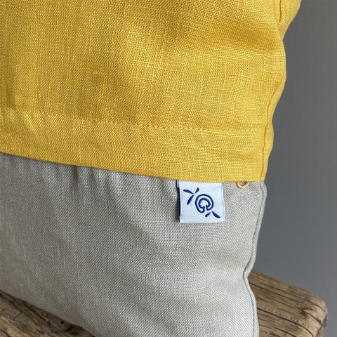 'Daisy' Pure Linen Cushion 'Duo'