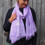 'Agapanthus' Scarf - Super soft cotton mix