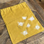 'Bea’s Bee' Pure Linen Drawstring Bread Bag - 35cm x 45cm