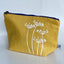 'Cow Parsley Cluster' Pure Linen Cosmetic Bag