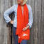'Leaping Hare' Scarf - Super soft cotton mix