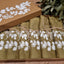'Winter Berries' Pure Linen Napkin - Set of 6