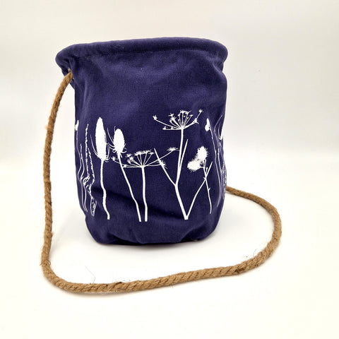 'Hedgerow' Canvas Bucket Bag