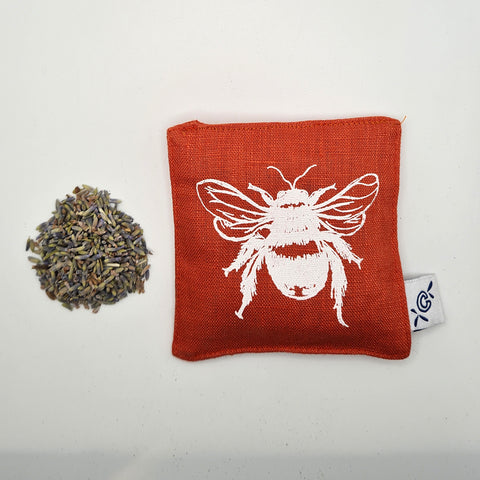 'Bea’s Bee' Pure Linen Lavender Bags